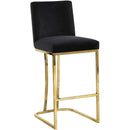 Color_Black/ Gold -- Meridian Heidi Counter Height Stool IMAGE 1