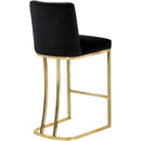 Color_Black/ Gold -- Meridian Heidi Counter Height Stool IMAGE 3