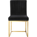  Color_Black/ Gold -- Meridian Giselle Dining Chair IMAGE 4