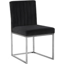  Color_Black/ Chrome -- Meridian Giselle Dining Chair IMAGE 1