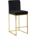  Color_Black/ Gold -- Meridian Giselle Counter Height Stool IMAGE 1