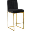 Color_Black/ Gold -- Meridian Giselle Counter Height Stool IMAGE 1