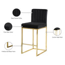 Color_Black/ Gold -- Meridian Giselle Counter Height Stool IMAGE 6