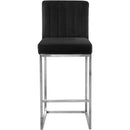  Color_Black/ Chrome -- Meridian Giselle Counter Height Stool IMAGE 4
