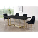  Color_Black/ Gold -- Meridian Karina Dining Chair IMAGE 2
