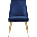  Color_Navy -- Karina Navy Velvet Upholstered Dining Chair IMAGE 4