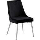  Color_Black/ Chrome -- Meridian Karina Dining Chair IMAGE 1
