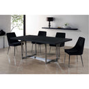  Color_Black/ Chrome -- Meridian Karina Dining Chair IMAGE 2
