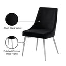  Color_Black/ Chrome -- Meridian Karina Dining Chair IMAGE 6