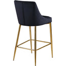  Color_Black/ Gold -- Meridian Karina Counter Height Stool IMAGE 3