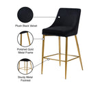  Color_Black/ Gold -- Meridian Karina Counter Height Stool IMAGE 6