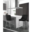  Color_Black/ Chrome -- Meridian Karina Counter Height Stool IMAGE 2