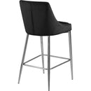  Color_Black/ Chrome -- Meridian Karina Counter Height Stool IMAGE 3