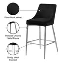  Color_Black/ Chrome -- Meridian Karina Counter Height Stool IMAGE 6