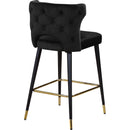  Color_Black -- Meridian Kelly Counter Height Stool IMAGE 3