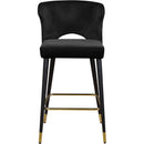  Color_Black -- Meridian Kelly Counter Height Stool IMAGE 4