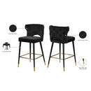  Color_Black -- Meridian Kelly Counter Height Stool IMAGE 6