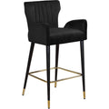  Color_Black -- Meridian Luxe Counter Height Stool IMAGE 1