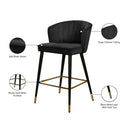  Color_Black -- Meridian Cassie Counter Height Stool IMAGE 6