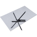  Color_Matte Black -- Xander 60" Black Glass Top And Steel Base Dining Table IMAGE 5