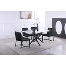 Meridian Xander Matte Black Dining Table IMAGE 6