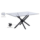 Meridian Xander Matte Black Dining Table IMAGE 8