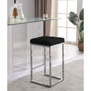  Color_Black/ Chrome -- Meridian Nicola Counter Height Stool IMAGE 2