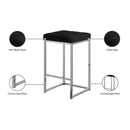  Color_Black/ Chrome -- Meridian Nicola Counter Height Stool IMAGE 6