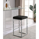  Color_Black/ Chrome -- Meridian Nicola Counter Height Stool IMAGE 2