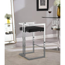  Color_Black/ Chrome -- Meridian Ezra Counter Height Stool IMAGE 5
