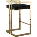  Color_Black/ Gold -- Meridian Ezra Counter Height Stool IMAGE 3