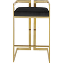  Color_Black/ Gold -- Meridian Ezra Counter Height Stool IMAGE 4