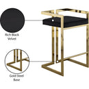  Color_Black/ Gold -- Meridian Ezra Counter Height Stool IMAGE 7