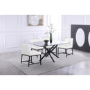 Meridian Bryce White Vegan Leather Dining Chair IMAGE 10