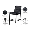  Color_Black -- Meridian Bryce Pub Height Stool IMAGE 8