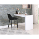  Color_Black -- Meridian Sleek Pub Height Stool IMAGE 3
