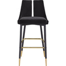  Color_Black -- Meridian Sleek Pub Height Stool IMAGE 6