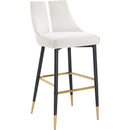 Meridian Sleek Pub Height Stool 960Cream-C IMAGE 1