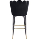 Color_Black -- Meridian Lily Pub Height Stool IMAGE 4