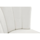  Color_Cream -- Lily Cream Velvet Upholstered Bar Stool IMAGE 7