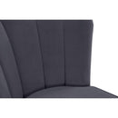  Color_Grey -- Lily Grey Velvet Upholstered Bar Stool IMAGE 7