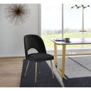  Color_Black/ Gold -- Meridian Logan Dining Chair IMAGE 2
