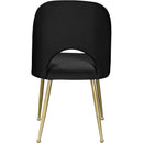  Color_Black/ Gold -- Meridian Logan Dining Chair IMAGE 3