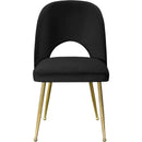  Color_Black/ Gold -- Meridian Logan Dining Chair IMAGE 4
