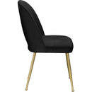  Color_Black/ Gold -- Meridian Logan Dining Chair IMAGE 6
