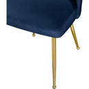  Color_Navy -- Logan Navy Velvet Upholstered Dining Chair IMAGE 8
