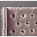 Meridian Aiden Pink Velvet King Bed IMAGE 7