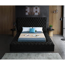  Color_Black  Size_Full  -- Meridian Bliss Upholstered Panel Bed with Storage IMAGE 6