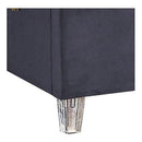  Color_Grey  Size_King  -- Candace Grey Velvet Upholstered King Bed IMAGE 3