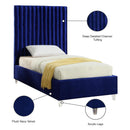  Color_Navy  Size_Twin  -- Candace Navy Velvet Upholstered Twin Bed IMAGE 5